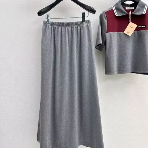Replica MIU MIU Tracksuits Short Sleeved For Women #1318900 $88.00 USD for Wholesale