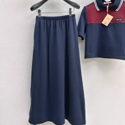 Replica MIU MIU Tracksuits Short Sleeved For Women #1318901 $88.00 USD for Wholesale