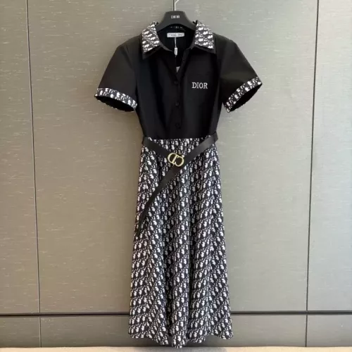 Christian Dior Dresses Short Sleeved For Women #1318906