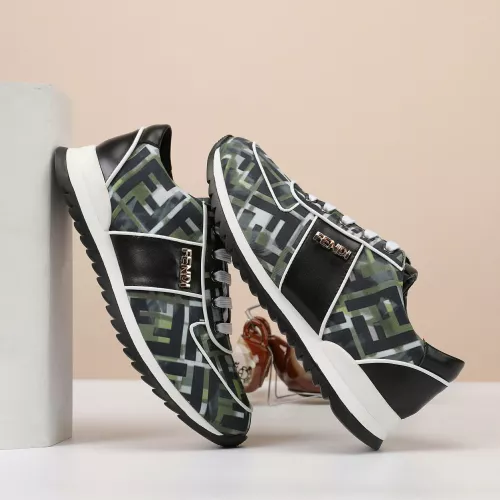 Replica Fendi Casual Shoes For Men #1318956 $76.00 USD for Wholesale