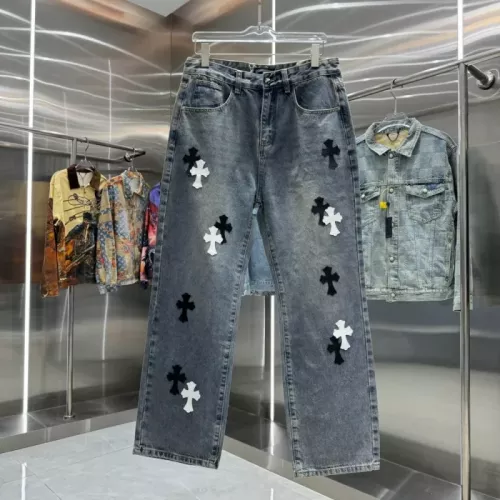 Replica Chrome Hearts Jeans For Unisex #1318978 $52.00 USD for Wholesale