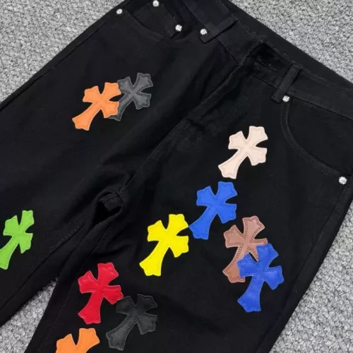 Replica Chrome Hearts Jeans For Unisex #1318986 $56.00 USD for Wholesale