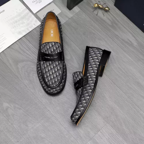 Replica Christian Dior Leather Shoes For Men #1319005 $105.00 USD for Wholesale