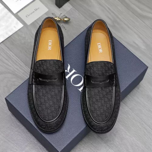 Replica Christian Dior Leather Shoes For Men #1319006 $105.00 USD for Wholesale