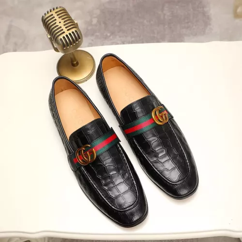 Replica Gucci Oxfords Shoes For Men #1319044 $92.00 USD for Wholesale