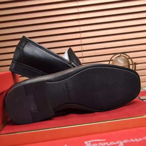 Replica Salvatore Ferragamo Leather Shoes For Men #1319123 $98.00 USD for Wholesale