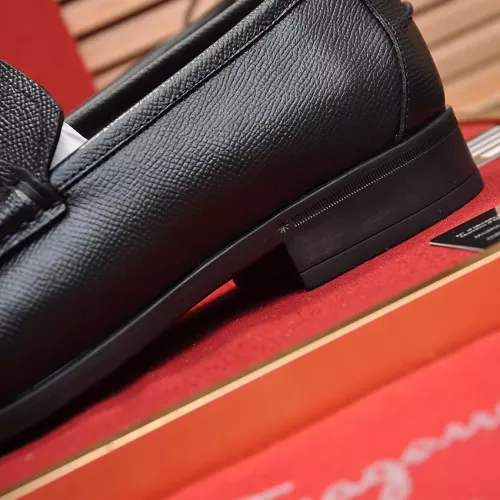 Replica Salvatore Ferragamo Leather Shoes For Men #1319123 $98.00 USD for Wholesale