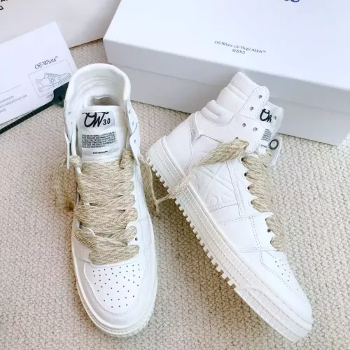 Replica Off-White High Tops Shoes For Men #1319151 $112.00 USD for Wholesale