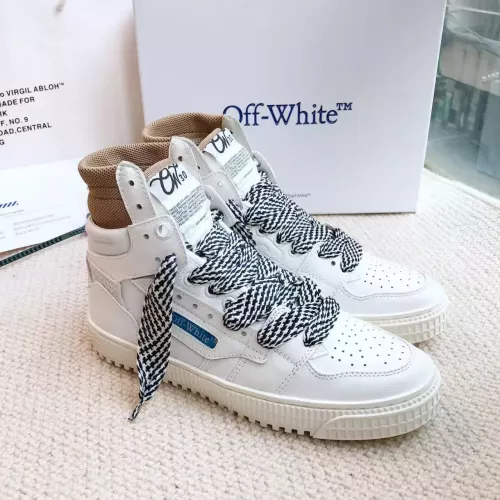 Off-White High Tops Shoes For Men #1319153 $112.00 USD, Wholesale Replica Off-White High Tops Shoes
