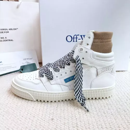 Replica Off-White High Tops Shoes For Women #1319154 $112.00 USD for Wholesale