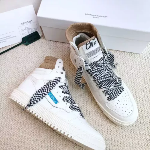 Replica Off-White High Tops Shoes For Women #1319154 $112.00 USD for Wholesale