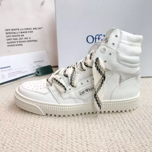 Replica Off-White High Tops Shoes For Men #1319155 $112.00 USD for Wholesale