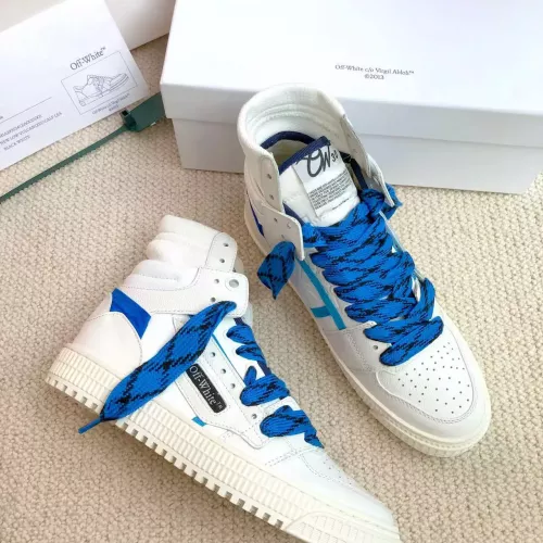 Replica Off-White High Tops Shoes For Women #1319158 $112.00 USD for Wholesale