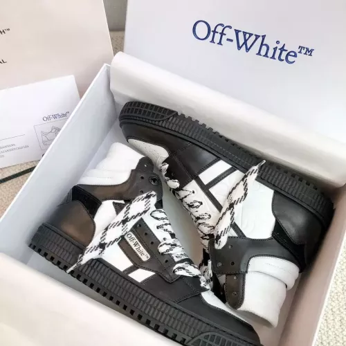 Replica Off-White High Tops Shoes For Men #1319161 $112.00 USD for Wholesale