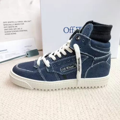 Replica Off-White High Tops Shoes For Men #1319166 $112.00 USD for Wholesale