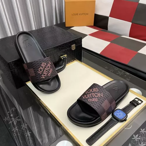 Replica Louis Vuitton Slippers For Men #1319186 $45.00 USD for Wholesale