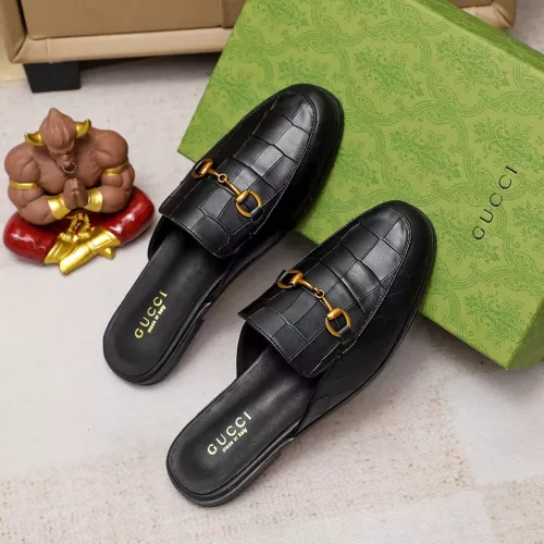 Replica Gucci Slippers For Men #1319218 $68.00 USD for Wholesale
