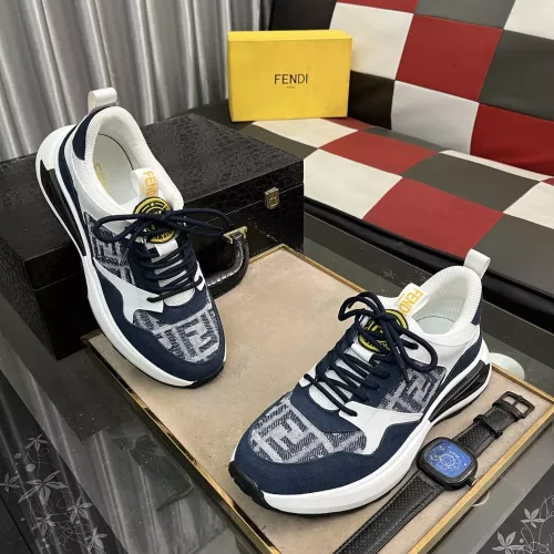 Replica Fendi Casual Shoes For Men #1319237 $85.00 USD for Wholesale
