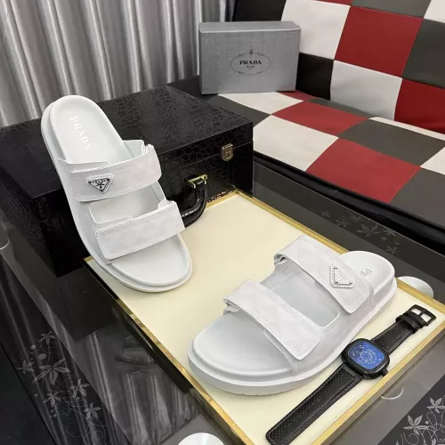 Replica Prada Slippers For Men #1319258 $64.00 USD for Wholesale