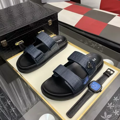 Replica Prada Slippers For Men #1319264 $64.00 USD for Wholesale