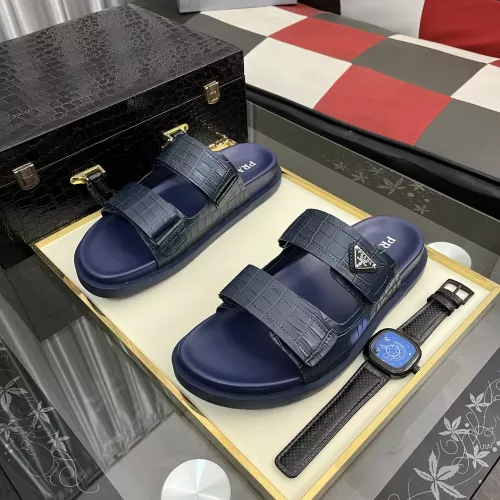 Replica Prada Slippers For Men #1319265 $64.00 USD for Wholesale
