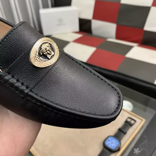 Replica Versace Leather Shoes For Men #1319280 $76.00 USD for Wholesale