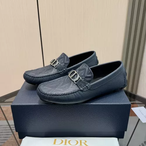 Replica Christian Dior Leather Shoes For Men #1319295 $100.00 USD for Wholesale