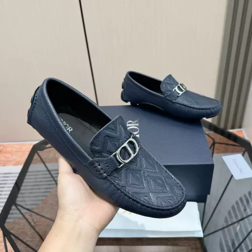 Replica Christian Dior Leather Shoes For Men #1319295 $100.00 USD for Wholesale