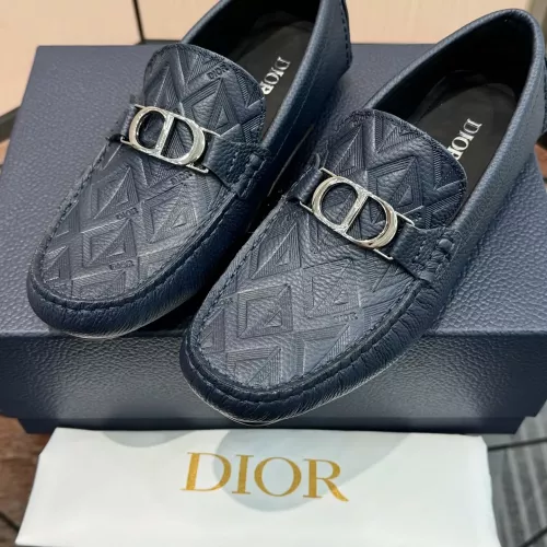 Replica Christian Dior Leather Shoes For Men #1319295 $100.00 USD for Wholesale