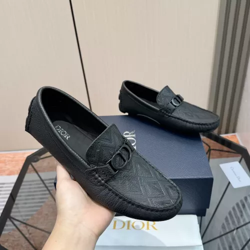Replica Christian Dior Leather Shoes For Men #1319296 $100.00 USD for Wholesale
