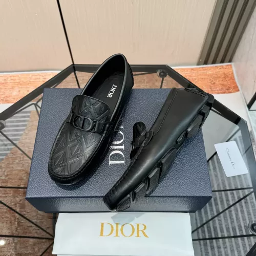 Christian Dior Leather Shoes For Men #1319297 $100.00 USD, Wholesale Replica Christian Dior Leather Shoes