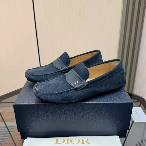 Replica Christian Dior Leather Shoes For Men #1319298 $100.00 USD for Wholesale