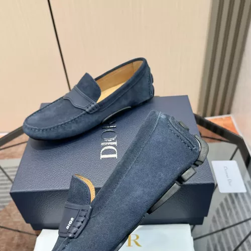 Replica Christian Dior Leather Shoes For Men #1319298 $100.00 USD for Wholesale