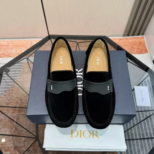 Replica Christian Dior Leather Shoes For Men #1319299 $100.00 USD for Wholesale