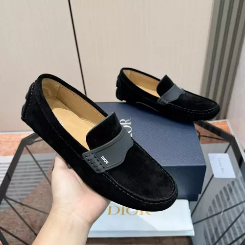 Replica Christian Dior Leather Shoes For Men #1319299 $100.00 USD for Wholesale