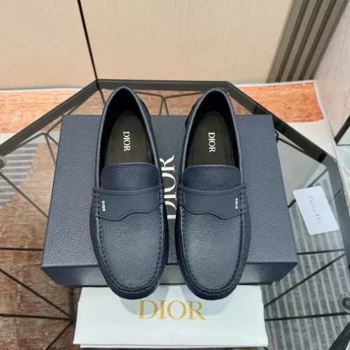 Replica Christian Dior Leather Shoes For Men #1319300 $100.00 USD for Wholesale