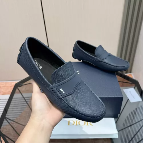 Replica Christian Dior Leather Shoes For Men #1319300 $100.00 USD for Wholesale
