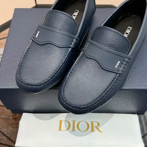 Replica Christian Dior Leather Shoes For Men #1319300 $100.00 USD for Wholesale