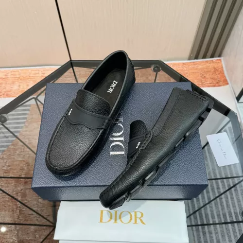 Christian Dior Leather Shoes For Men #1319301 $100.00 USD, Wholesale Replica Christian Dior Leather Shoes