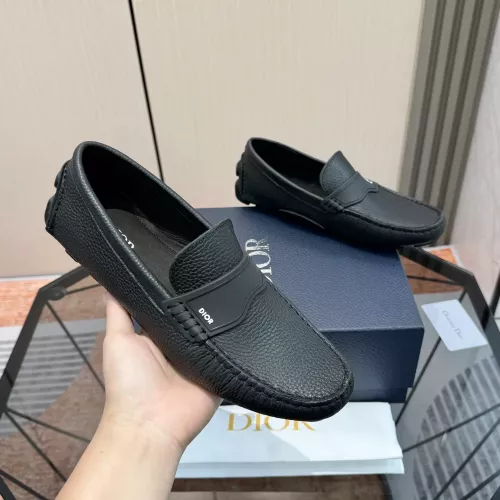Replica Christian Dior Leather Shoes For Men #1319301 $100.00 USD for Wholesale