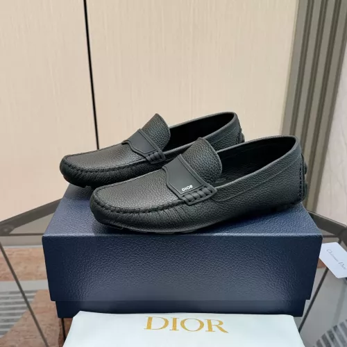 Replica Christian Dior Leather Shoes For Men #1319301 $100.00 USD for Wholesale