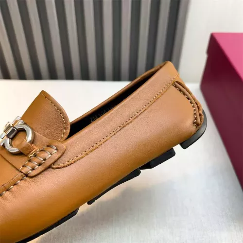 Replica Salvatore Ferragamo Leather Shoes For Men #1319303 $100.00 USD for Wholesale