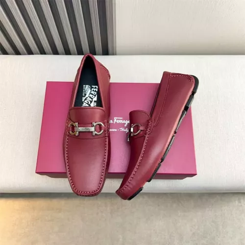 Salvatore Ferragamo Leather Shoes For Men #1319304