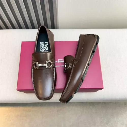 Salvatore Ferragamo Leather Shoes For Men #1319305