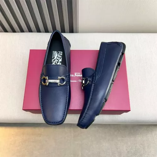 Salvatore Ferragamo Leather Shoes For Men #1319306 $100.00 USD, Wholesale Replica Salvatore Ferragamo Leather Shoes
