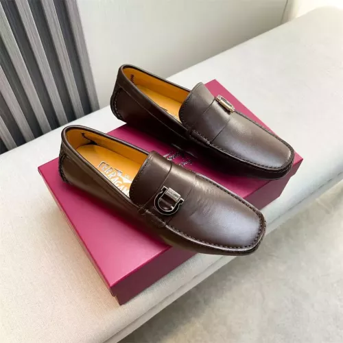 Salvatore Ferragamo Leather Shoes For Men #1319309 $100.00 USD, Wholesale Replica Salvatore Ferragamo Leather Shoes