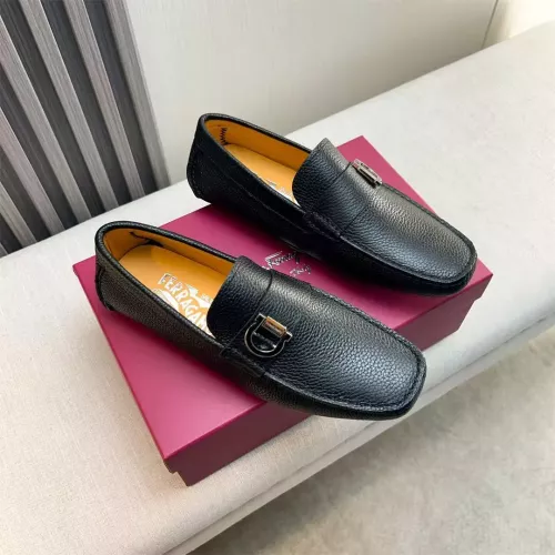 Salvatore Ferragamo Leather Shoes For Men #1319311 $100.00 USD, Wholesale Replica Salvatore Ferragamo Leather Shoes