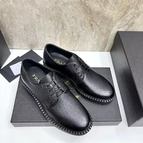 Replica Prada Leather Shoes For Men #1319315 $105.00 USD for Wholesale