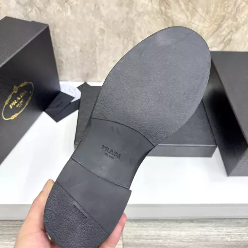 Replica Prada Leather Shoes For Men #1319318 $105.00 USD for Wholesale
