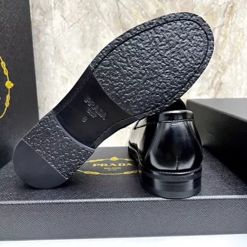 Replica Prada Leather Shoes For Men #1319324 $155.00 USD for Wholesale